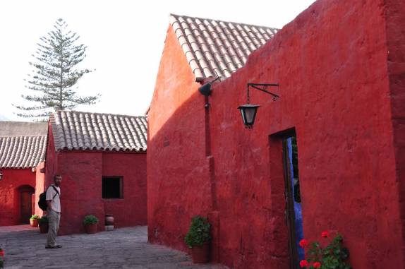 Caminhano no Convento de Santa Catalina, em Arequipa - Peru